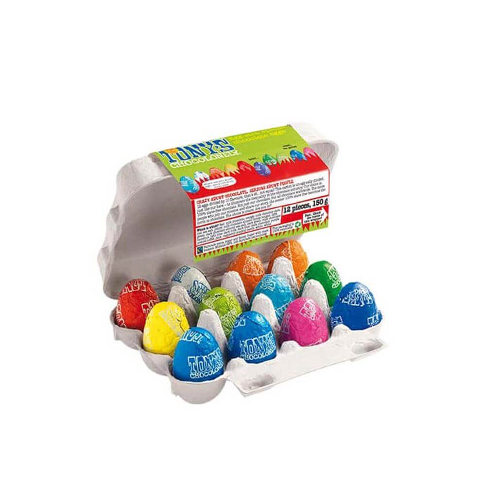 Tony's Chocolonely Egg-stra Special Milk Chocolate Assorted Eggs Box 150g